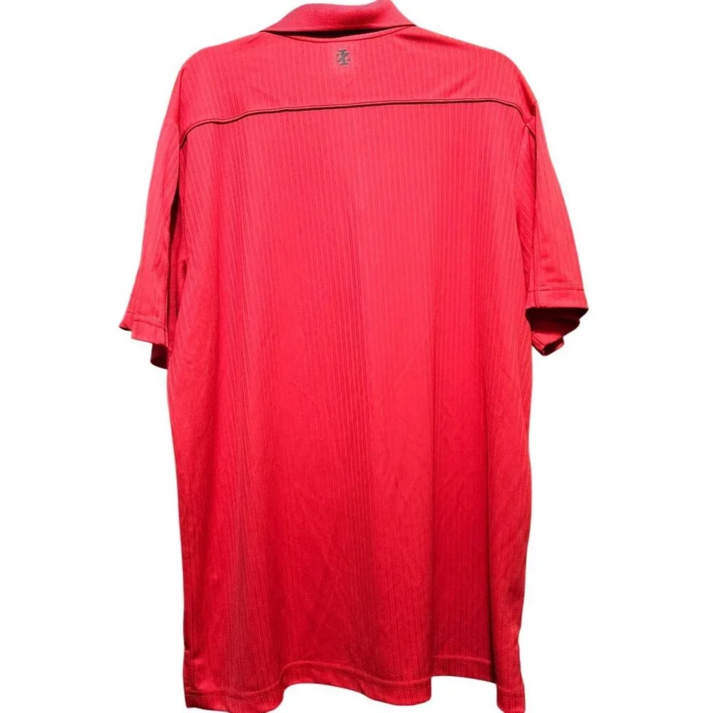 Izod‎ Men's Cool FX Performance Polo Shirt L/G Salmon - Picture 4 of 16